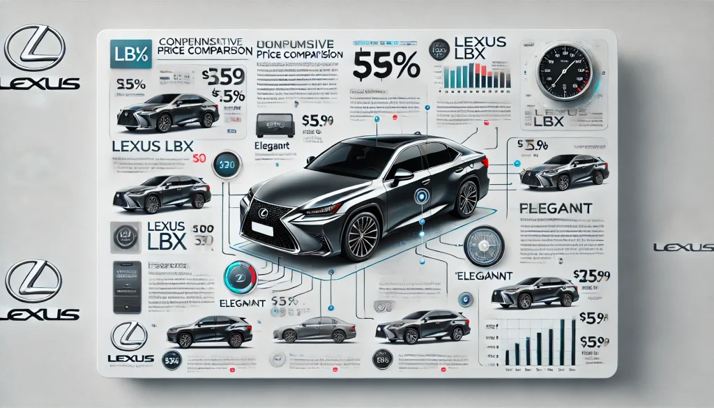 レクサスLBXエレガントと他モデルの価格差