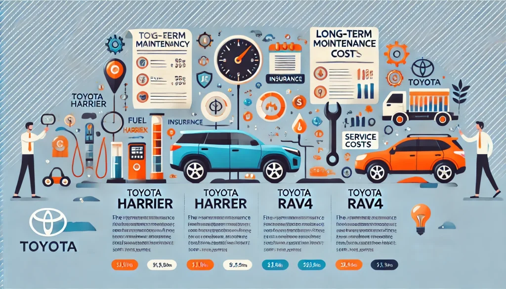 ハリアーとRAV4の維持費も比較！長期的な視点で考える